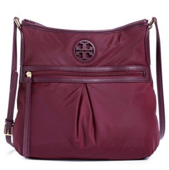 Tory Burch Handbags - Tory Birch Nylon Swingpack in Port